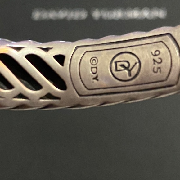 David Yurman amethyst waverly bracelet - Picture 2 of 5